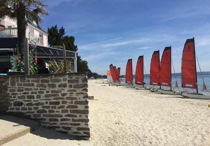 La plage du Cap-Coz La plage du Cap-Coz