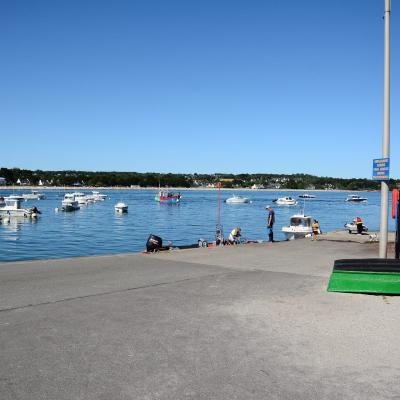 La cale du port du Cap-Coz